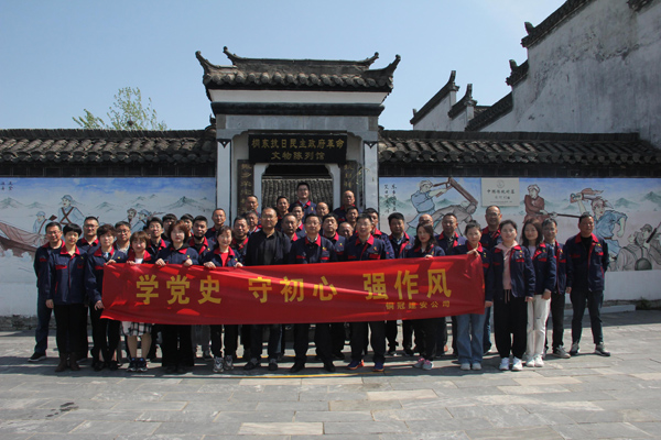 公司機關、工程服務黨支部開展主題黨日活動