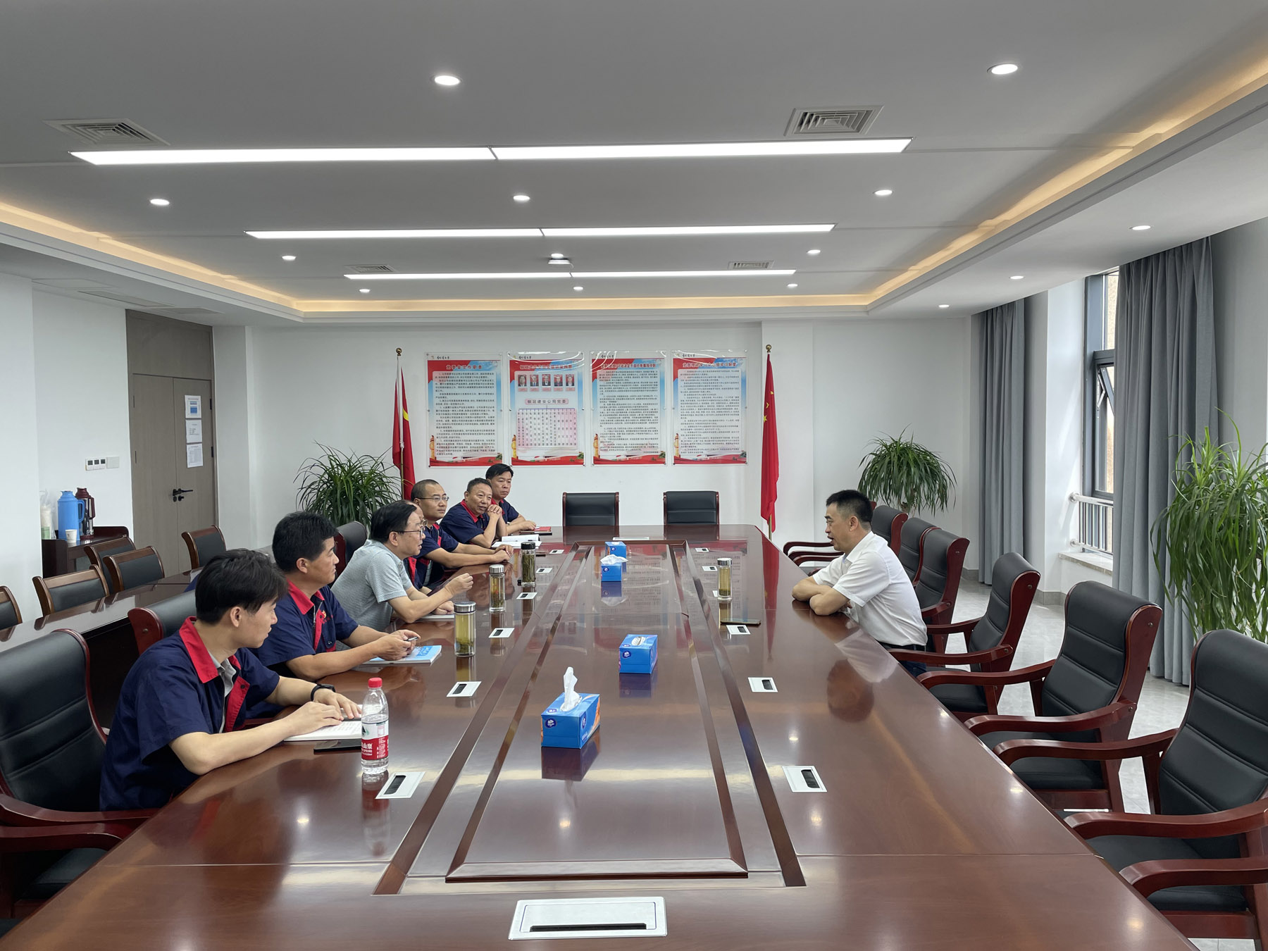 集團(tuán)公司黨委委員、總工程師周俊到公司調(diào)研 