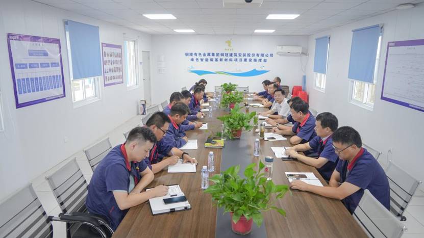 王伍升到銅基新材料項目開展三送服務(wù)到基層活動 王伍升到銅基新材料項目開展三送服務(wù)到基層活動