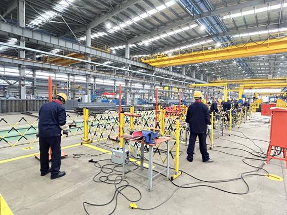 公司舉辦電焊工、電工技術(shù)比武